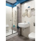 Deante Flex drzwi prysznicowe składane 80 cm chrom/szkło przeźroczyste KTL 022D