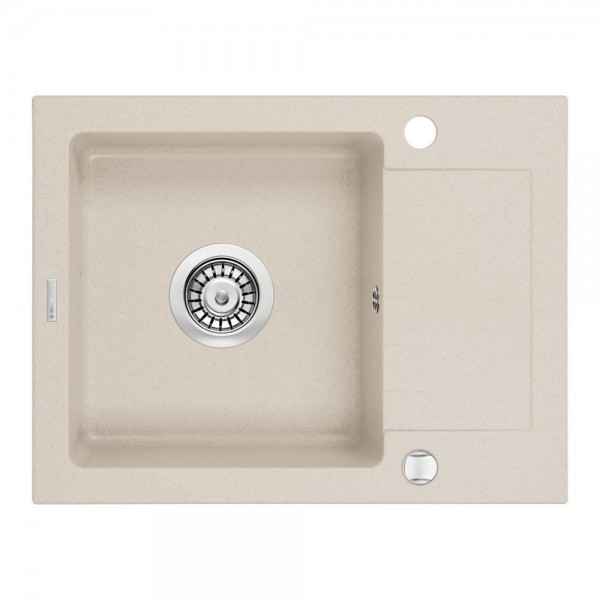Deante Zorba zlewozmywak granitowy 58x44 cm beżowy ZQZ 511A
