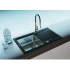 Deante Prime zlewozmywak granitowo-stalowy 86x50 cm grafit metalik ZSR G113