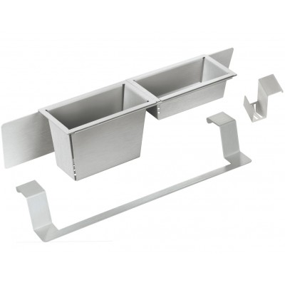 Deante Magnetic Zestaw akcesoriów - stal szczotkowana