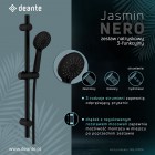 Deante Jasmin Nero zestaw natryskowy czarny NGJ N51K