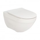 Roca Hebe miska WC wisząca Rimless z deską WC wolnoopadającą Slim A34H138000
