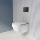 Roca Hebe miska WC wisząca Rimless z deską WC wolnoopadającą Slim A34H138000