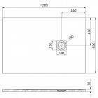 Roca Hebe brodzik prostokątny kompozytowy 80x120 cm biały AP7034B032001100