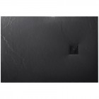 Roca Hebe brodzik prostokątny kompozytowy 80x120 cm czarny AP7034B032001400