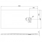 Roca Hebe brodzik prostokątny kompozytowy 80x160 cm biały AP70364032001100