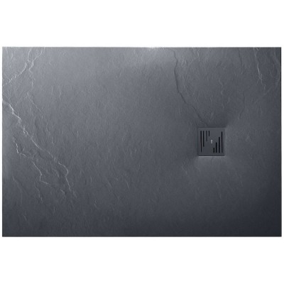 Roca Hebe brodzik prostokątny kompozytowy 90x100 cm szary łupek AP7033E838401200