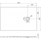 Roca Hebe brodzik prostokątny kompozytowy 90x140 cm biały AP70357838401100