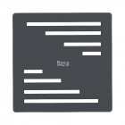Roca Hebe Classic osłona syfonu dla brodzików szary łupek PD5000343