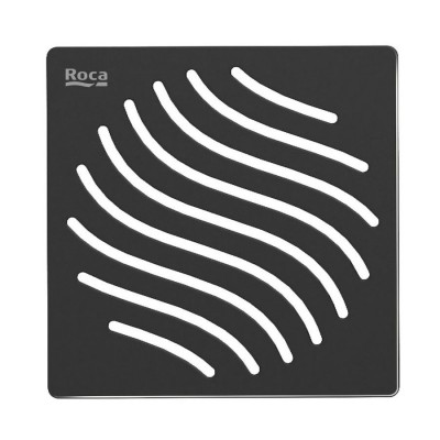 Roca Hebe Wave osłona syfonu dla brodzików czarny PD5000349