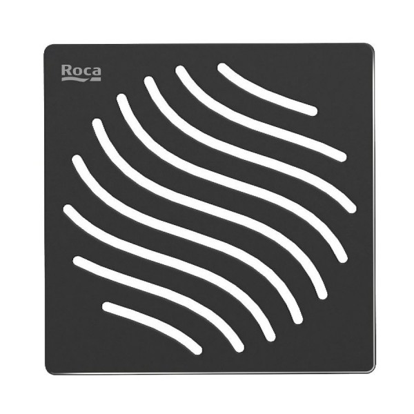 Roca Hebe Wave osłona syfonu dla brodzików czarny PD5000349
