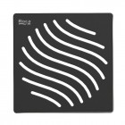 Roca Hebe Wave osłona syfonu dla brodzików czarny PD5000349