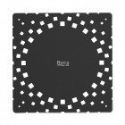 Roca Hebe Wave osłona syfonu dla brodzików czarna PD5000353