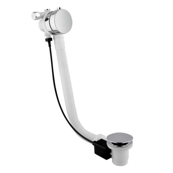 OUTLET Vicario przelew wannowy z napełnianiem chrom 260/1151