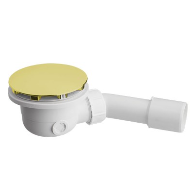 Vicario syfon brodzikowy 90 mm złoty 921AZŁ