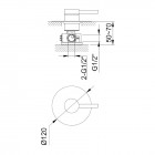 Kohlman Axel kompletny zestaw prysznicowy QW220AR20