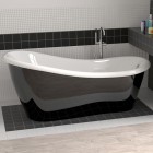 Balexim Baltica wanna wolnostojąca 170 cm czarna