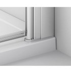 Sanswiss Solino M kabina prysznicowa kwadratowa 80 cm prawa SOM1D0805007+SOMT10805007
