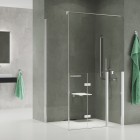 Sanswiss Solino M kabina prysznicowa kwadratowa 120 cm prawa SOMF13D1205007+SOMT11205007