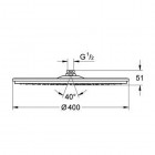 Grohe Rainshower Cosmopolitan deszczownica śr 400 mm