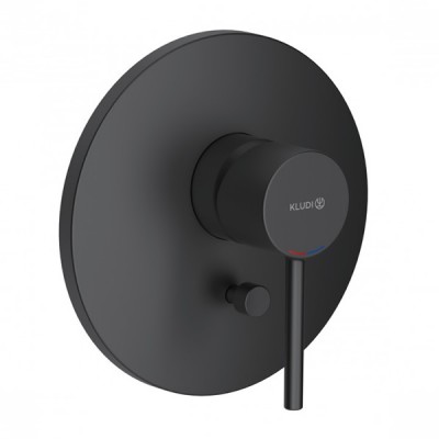 OUTLET Kludi Bozz bateria wannowo-prysznicowa podtynkowa czarny mat 386503976