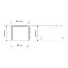 Roca Capital profil poszerzający do ścianek stałych 20 mm AM49195030