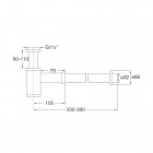 Steinberg seria 100 syfon umywalkowy chrom 100 1696