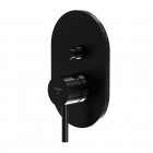 Steinberg seria 100 bateria wannowo-prysznicowa podtynkowa czarny mat 100 2103 3 S