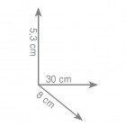 Gedy G-Project wieszak na ręcznik 30 cm 5021/30