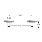 Grohe Essentials wieszak na ręcznik 85 cm warm sunset 40386DA1