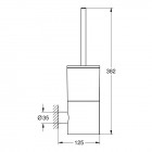 Grohe Atrio szczotka WC wisząca warm sunset40314DA3
