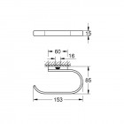 Grohe Selection uchwyt na papier warm sunset 41068DA0