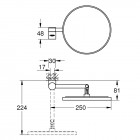 Grohe Selection lusterko kosmetyczne warm sunset 41077DA0