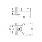 Grohe Selection wieszak punktowy warm sunset 41049DA0