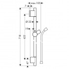 Hansgrohe drążek prysznicowy Unica S Puro 0,65m lub 0,90m