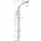 Hansgrohe Croma 100 zestaw natryskowy 1,05m 27791000