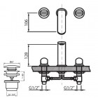 Vedo Cento bateria umywalkowa VBC1009/C/CH