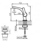Vedo Cento bateria umywalkowa VBC1001/C/CH