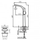 Vedo Cento bateria umywalkowa VBC1003/C/CH