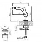 Vedo Cento bateria bidetowa VBC1002/C/CH