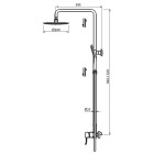 Vedo Cento zestaw natryskowy VBC1007/20/CH