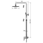 Vedo Cento zestaw natryskowy VBC1007/25/CH