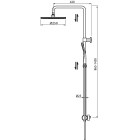 Vedo Cento zestaw natryskowy VBO8077/CH