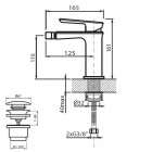 Vedo Otto bateria bidetowa VBO8002/C/CH