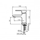 Vedo Lukka bateria umywalkowa VBL2001/CH