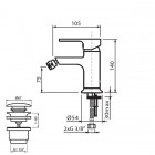 Vedo Lukka bateria bidetowa VBL2002/C/CH