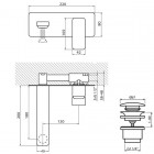Vedo Mito bateria umywalkowa podtynkowa VBM3012/C/CH