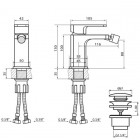 Vedo Mito bateria bidetowa VBM3002/C/CH