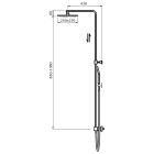 Vedo Mito zestaw natryskowy VBM3077/CH