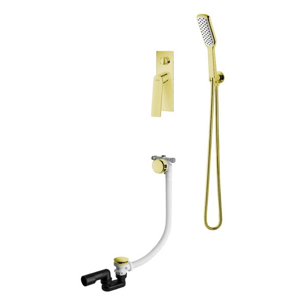 Vedo Desso kompletny zestaw wannowy II złoty